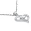 Silver Pendant Mystic Heart Zirconia 925 Silver