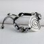 Perlen  Armband Spirale  im Organza Beutel