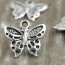 Charm Schmetterling Tibet Silber  im Organza Beutel