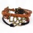 Armband Euly LOVE schwarz braun