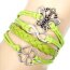 Armband Kleeblatt LUCKY LING LING kiwi grün