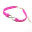 Armband Infinity Schleife NEON PINK