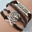 Armband Lebensbaum BELIEVE dunkelbraun