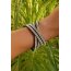 Wickel Lederarmband Strass GLAM BLACK & WHITE