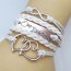 Armband Infinity One Direction LOVE weiß