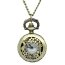 Kette mit vintage Taschenuhr Spring  im Organza Beutel