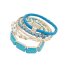 Bohemia Style Armbänder SET 6 tlg. blau