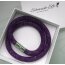 2 in 1 Choker Collier & Wickel Armband Flying Diamond Dark Violett mit Magnetverschluss