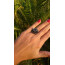 Ring  Rose  316L  Edelstahl  im Etui  Gr. 58 - Durchmesser 18,5 mm