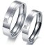 SET Eheringe / Partner Ringe 316 L Edelstahl Endless Love im Etui verschiedene Größen mit Gravur Option