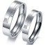 SET Eheringe / Partner Ringe 316 L Edelstahl Endless Love im Etui verschiedene Größen mit Gravur auf beiden Ringen