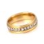 Ring Star Glam Zirkonia  316L  Edelstahl  gold im Etui