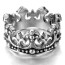 Ring  Krone  316L  Edelstahl  im Etui  Gr. 58 - Durchmesser 18,5 mm