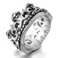 Ring  Krone  316L  Edelstahl  im Etui  Gr. 58 - Durchmesser 18,5 mm