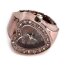 UHREN Ring Herz mit Strass Rosegold Edelstahl im Etui