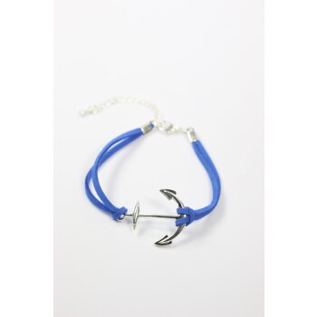 Armband Marine Lady blau im weißen Organza Beutel