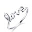 Silberring  " love"  aus 925 Silber  im Etui