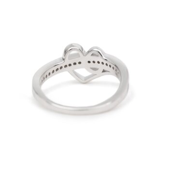 Herz Ring  "Lovly"  Zirkonia  aus 925 Silber...