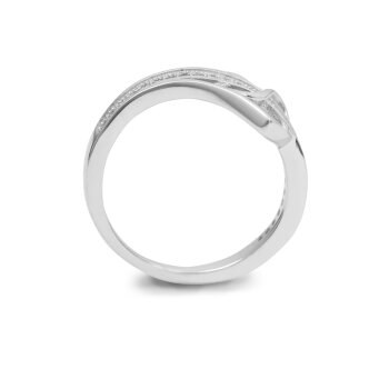 Herz Ring  "Lovly"  Zirkonia  aus 925 Silber  im Etui