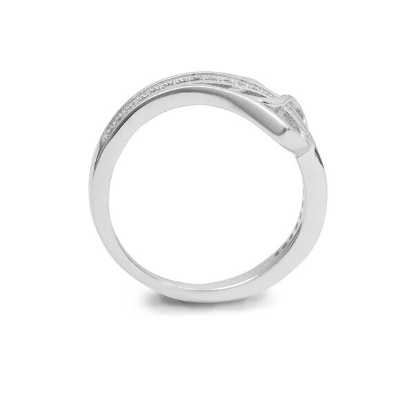 Gr. 54 Herz Ring  Lovly  Zirkonia  aus 925 Silber  im Etui  Gr. 54 - Durchmesser 17,4  mm