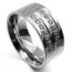 Ring Brilliant Glam 316L  Edelstahl  im Etui  Gr. 70 - Durchmesser 22,3 mm