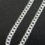 Unisex Panzer Armband aus 925 Silber rhodiniert
