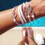 Armband Infinity LOVE ANKER Strass Silber weiß