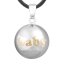 Anhänger Harmony Ball Klangkugel BABY mit 925 Silber versilbert inkl. Kette