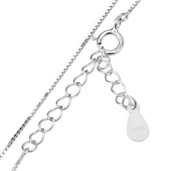 Herz Collier LOVLY Zirkonias aus 925 Silber im Etui