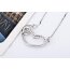 Herz Collier LOVLY Zirkonias aus 925 Silber im Etui