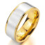 SET Eheringe / Partner Ringe  316 L Edelstahl gold Zirkonia  im Etui verschiedene Größen Gravur beide Ringe