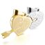 Partnerketten Herz I LOVE YOU FOR LIFE  Edelstahl gold silber inkl. Ketten im Etui GRAVUR OPTION