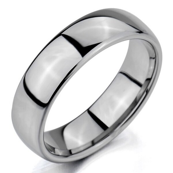 Ehering / Partner Ring Edelstahl Silber mit GRAVUR OPTION im Etui verschiedene Gren 62 - Durchmesser 20,0 mm