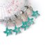 Dangle Bead Green Star mit Strass