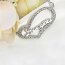 Collier Herz LOVE YOU mit  Zirkonias aus 925 Silber im Etui