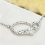 Collier Herz LOVE YOU mit  Zirkonias aus 925 Silber im Etui