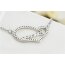 Collier Herz LOVE YOU mit  Zirkonias aus 925 Silber im Etui