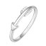 Silberring  SET Midi Nuckle Rings Herz Pfeil & Spitzen aus 925 Silber  im Etui