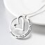 Anhänger Herz  Amulett " Always my sister forever my friend"  925 Silber GRAVUR OPTION