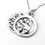 Anhänger 2tlg. Amulett " Me & You Love Together Sisters forever 925 Silber GRAVUR OPTION