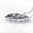 Anhänger Galaxie Ringe " Mum I love you " 925 Silber GRAVUR OPTION