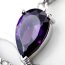 Anhänger Schmetterling 925 Silber Amethyst ohne Kette