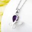 Anhänger Schmetterling 925 Silber Amethyst ohne Kette