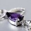 Anhänger Schmetterling 925 Silber Amethyst ohne Kette