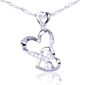 silver, 925 Plugs Heart of Pair € 59,99 Ear Aquamarine 1