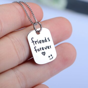 Anhänger " friends forever " :) aus 925 Silber inkl. Kette im Etui