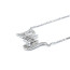 Collier Baby mit  Zirkonias pave aus 925 Silber im Etui