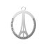 Anhänger Pray for Paris aus 925 Silber inkl. Kette im Etui