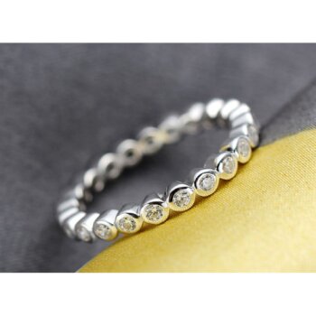 Silberring Infinity GLAM Zirkonia aus 925 Silber im Etui