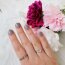 Silberring Solitaire Ring Herz Zirkonia aus 925 Silber im Etui Gr. 48 - Durchmesser 15,3 mm
